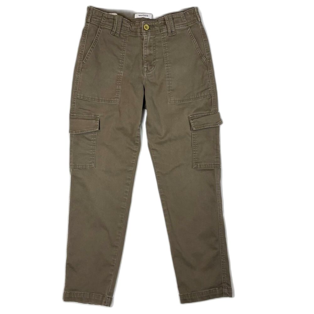 Vigoss Women's Olive Green Straight Leg Cargo Pants Women's Size 26 Utility